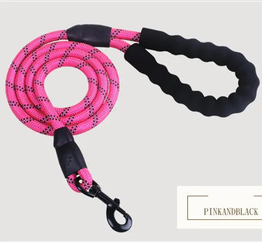 Reflective Dog Leash Nylon Pet Dog Leash Rope For Small Medium Large Dogs Walking Training Pet Suppiles KuroshiroOnline