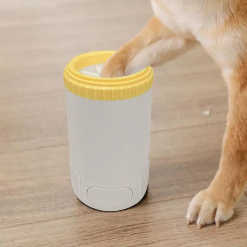 Pet Care Second Generation Semi-Automatic No-Electric Dog Paw Cleaner Effectively Cleans Dog Paws KuroshiroOnline