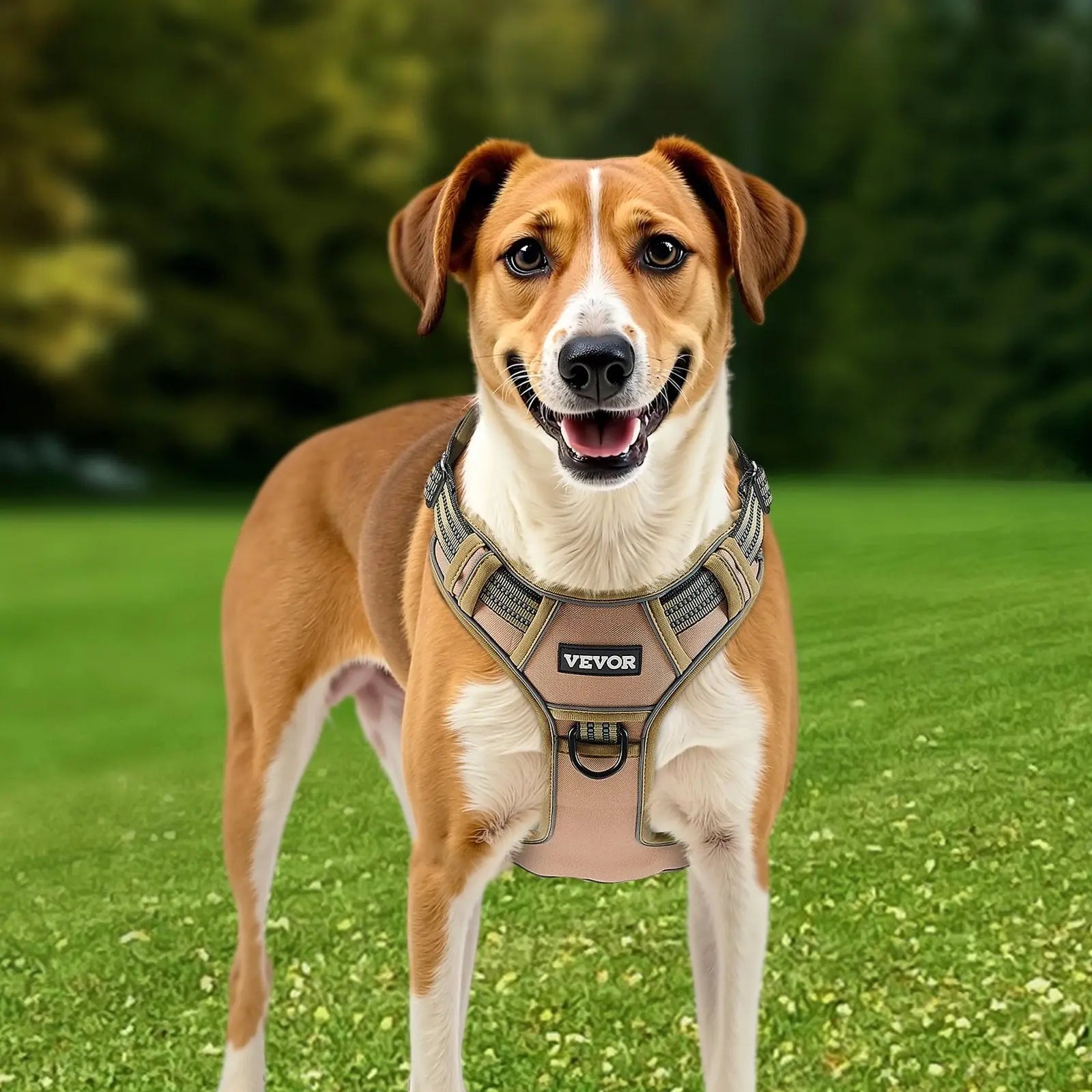 Dog Harness For Large Dogs No Pull Tactical Dog Harness Adjustable Pet Vest KuroshiroOnline