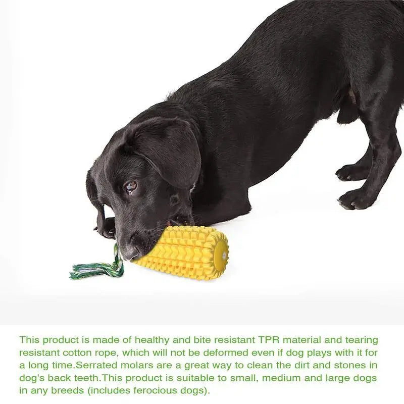 PROKEl Dog Chew Toys Corn Stick Toy For Smal  MediumLarge Breed 5.8   Squeak Corn Stick Ropetoy KuroshiroOnline