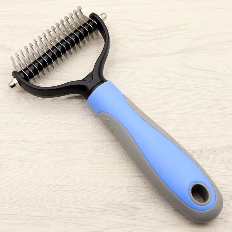 Pet Long-haired Dogknot Comb Double-sided Blade Dog KuroshiroOnline