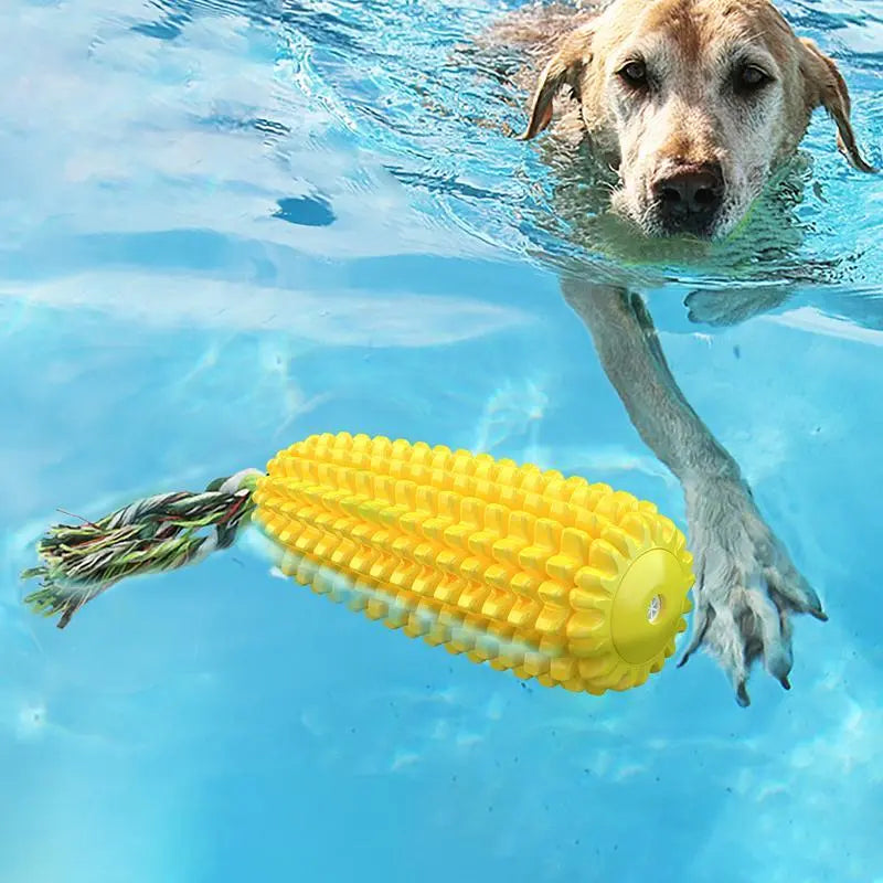 PROKEl Dog Chew Toys Corn Stick Toy For Smal  MediumLarge Breed 5.8   Squeak Corn Stick Ropetoy KuroshiroOnline