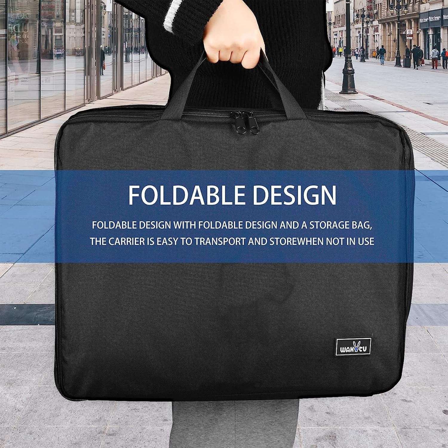 2-In-1 Pet Carrier for Small Dogs Cats Portable Dog Carrier for 2 Dogs Double Cat Carrier for Travel with Litter Box, Pet Kennel Shelter Crates