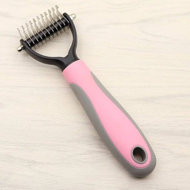 Pet Long-haired Dogknot Comb Double-sided Blade Dog KuroshiroOnline