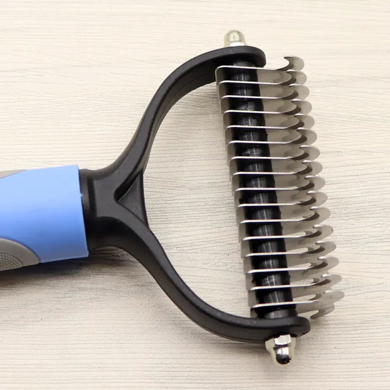 Pet Long-haired Dogknot Comb Double-sided Blade Dog KuroshiroOnline