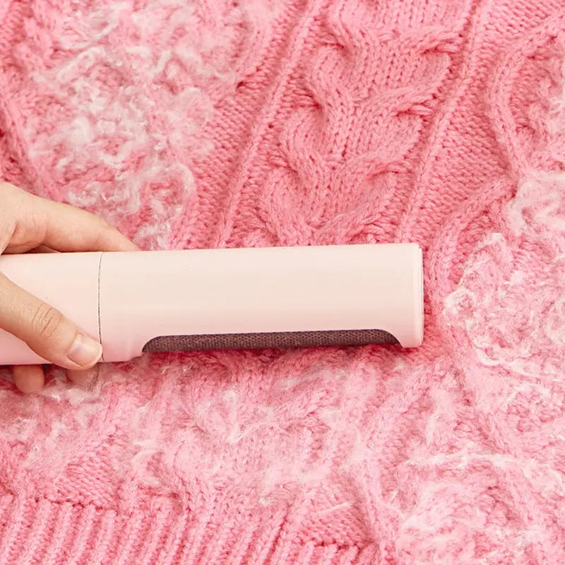 2-1 Reusable Pet Hair Remover Brush Lint Roller Portable Effective Self Cleaning Tool for Cat Dog Fur Hair Dust Removal Brush KuroshiroOnline