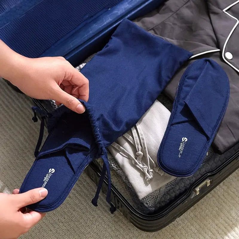 Foldable Travel Slippers KuroshiroOnline