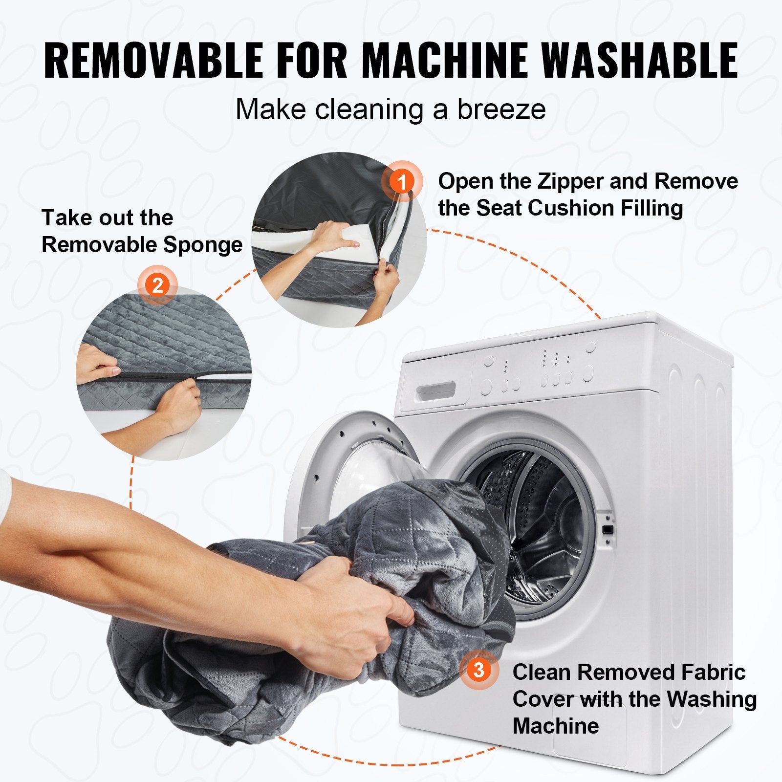 VEVOR Dog Booster Car Seat Pet Car Seat