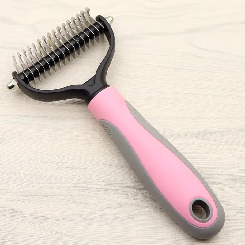 Pet Long-haired Dogknot Comb Double-sided Blade Dog KuroshiroOnline