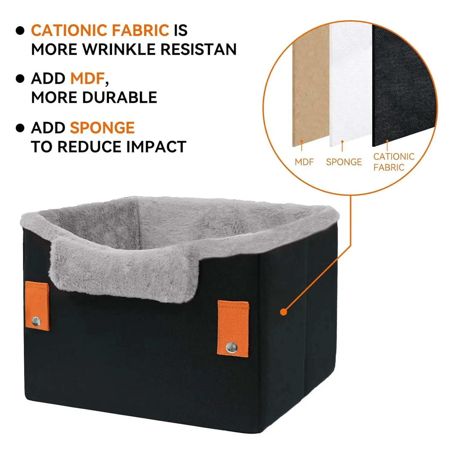 Portable Dog Car Seat KuroshiroOnline
