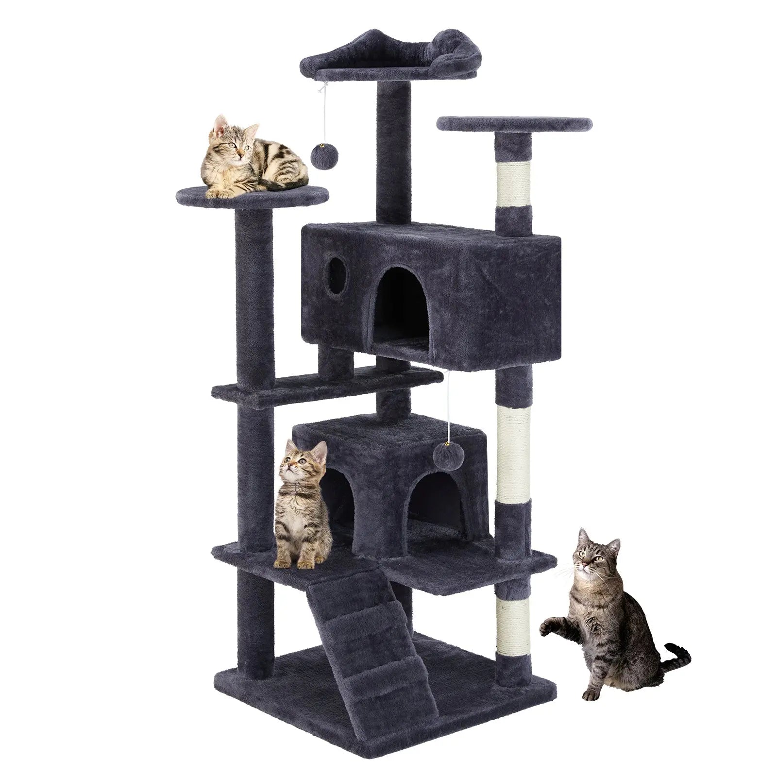 Multi Functional Cat Treehouse Cat Climbing Frame KuroshiroOnline