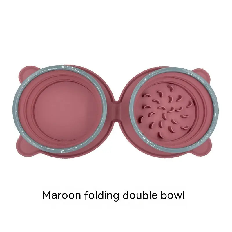 Foldable Silicone Pet Bowl KuroshiroOnline