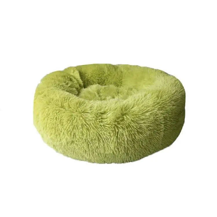 Round Long Hairy Autumn And Winter Nest Pad Cat Mattress KuroshiroOnline