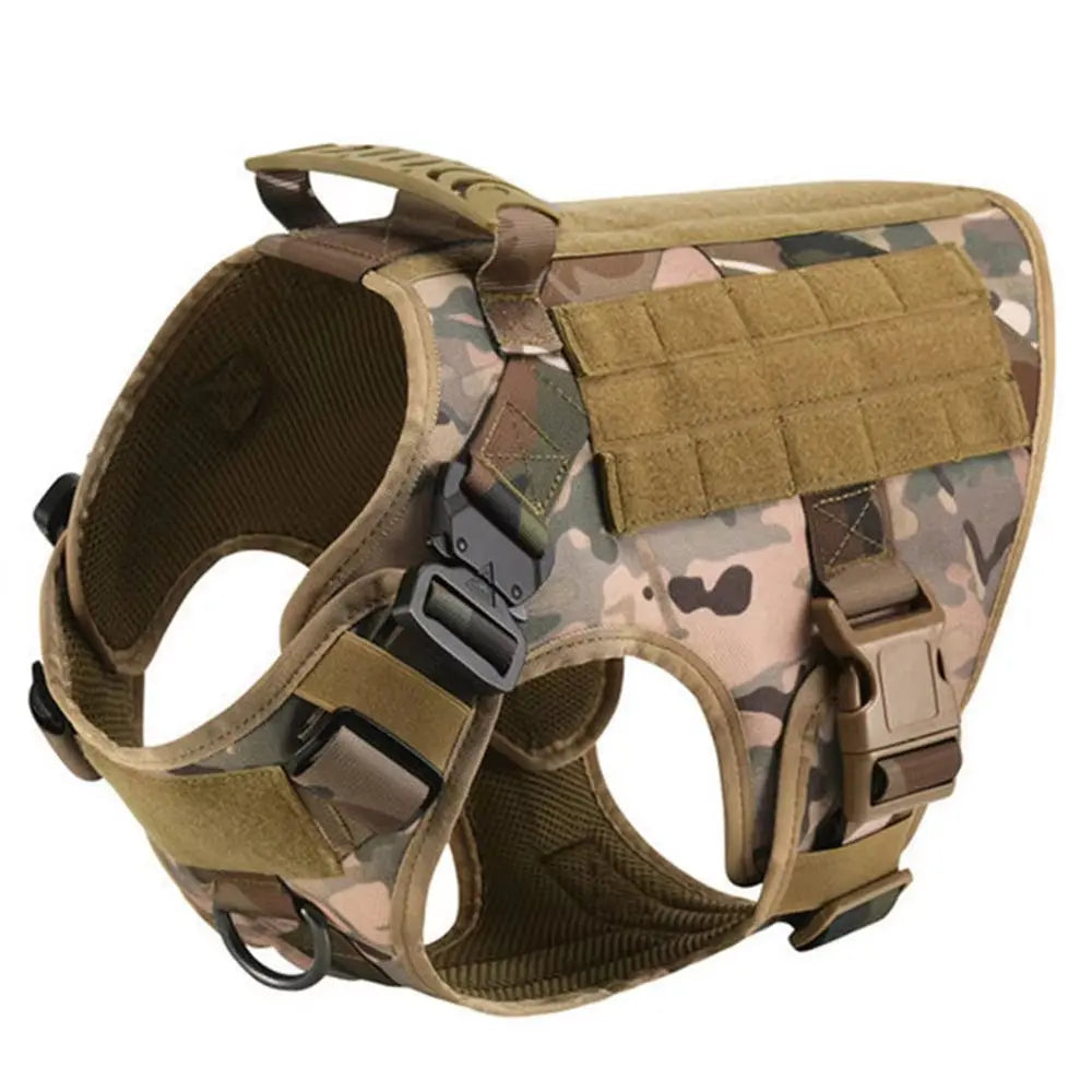 Pet Harness Luxury Dog Leash Set Chest Dog  Nylon Camouflage Dog Harness KuroshiroOnline