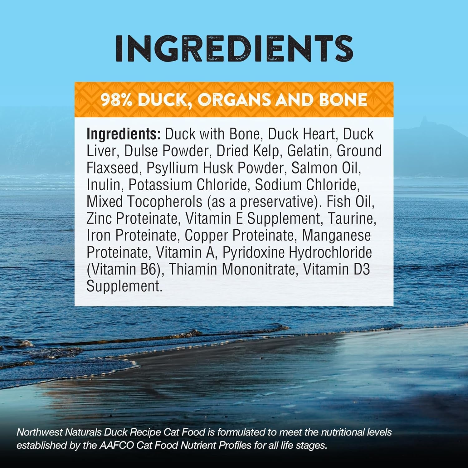 Freeze-Dried Duck Cat & Kitten Food, Grain-Free, Bite-Sized Nibbles. Healthy, Limited, Human-Grade Ingredients, Complete & Balanced, All-Natural, High-Protein Diet, USA Made, 11 Oz