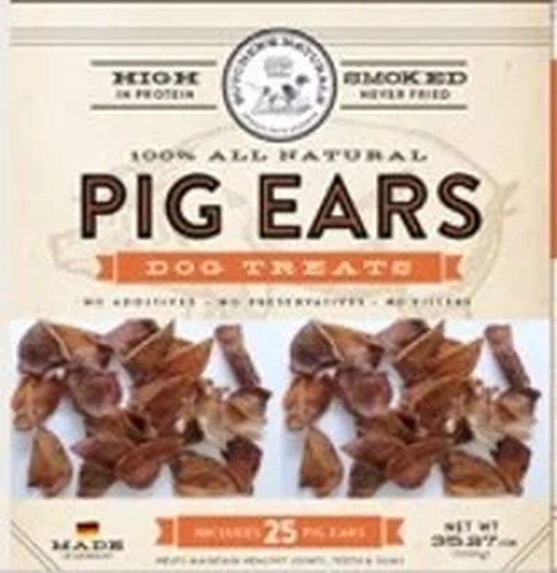 Butcher’S Naturals Pork Flavored Pig Ears Treats for Dogs, 10 Pieces