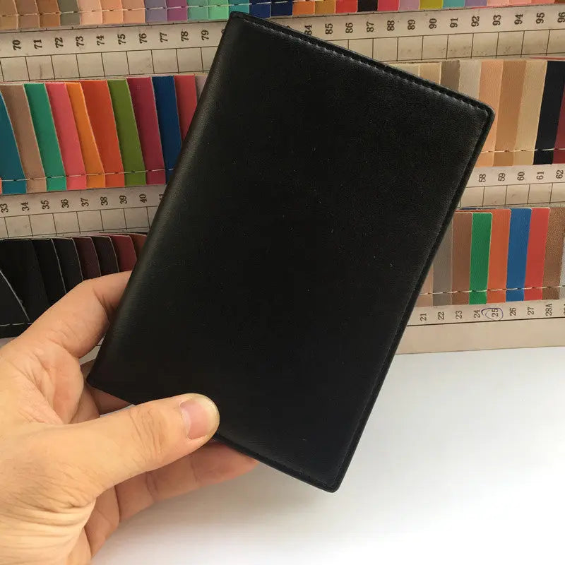 Leather RFID Passport Holder KuroshiroOnline