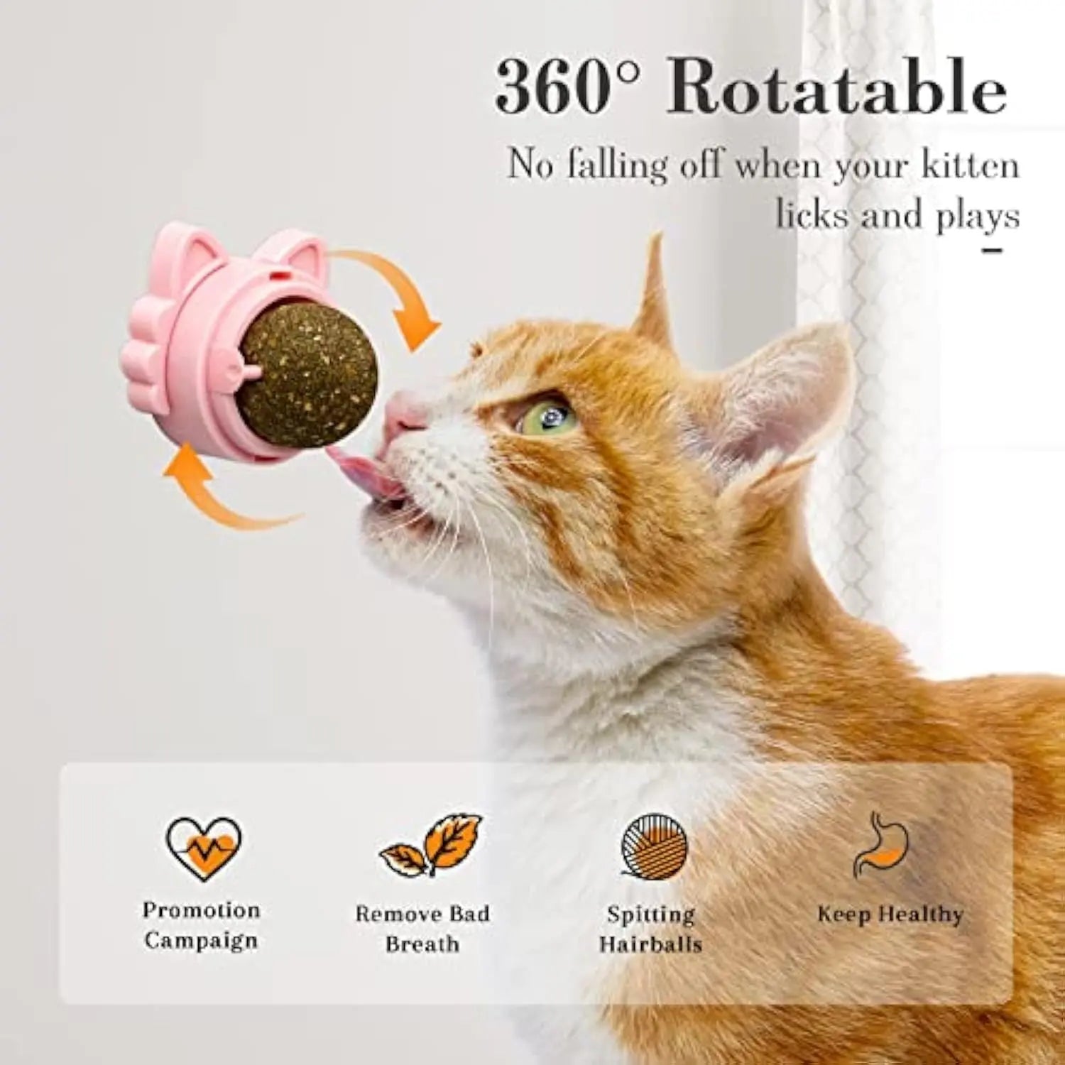 Catnip Wall Ball Toy KuroshiroOnline