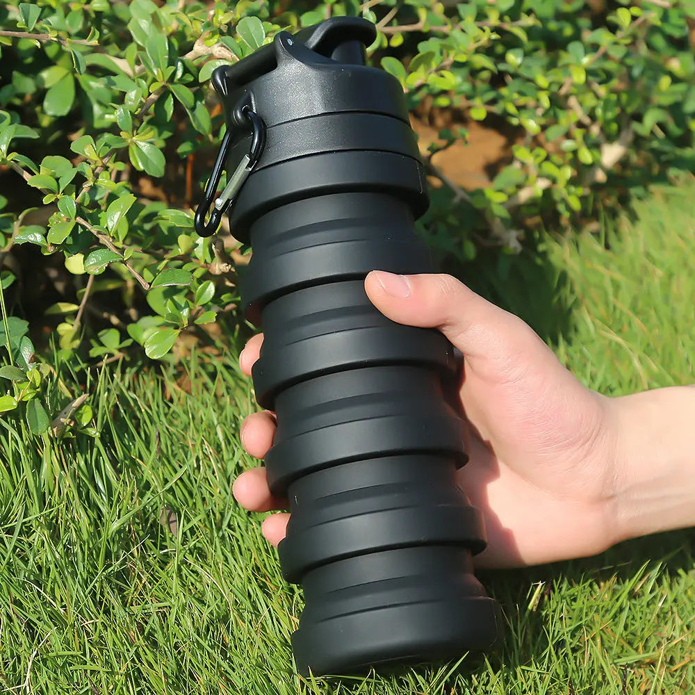 Collapsible Outdoor Water Bottle KuroshiroOnline