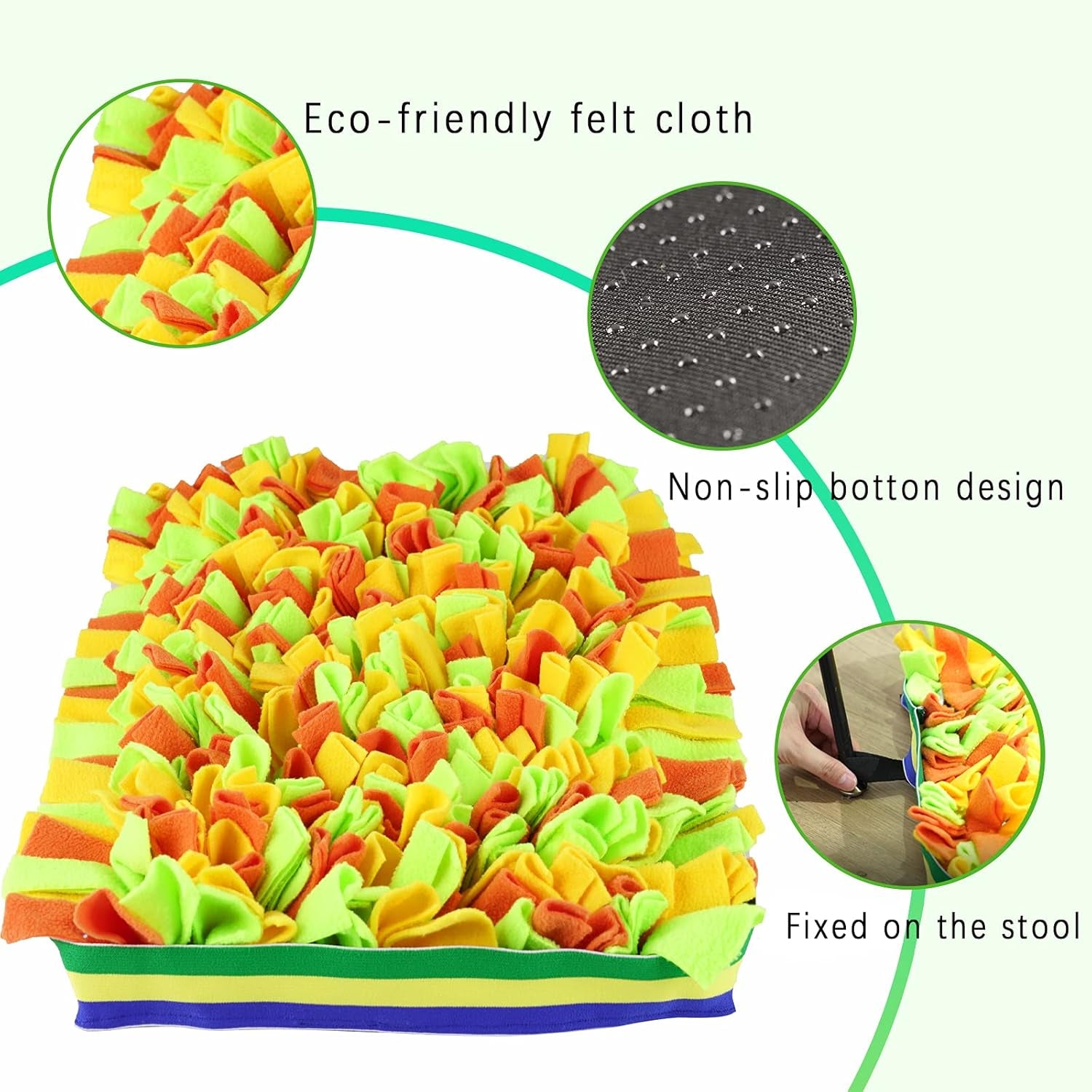 Snuffle Mat for Dogs Pet Toys Sniff Food Feeder