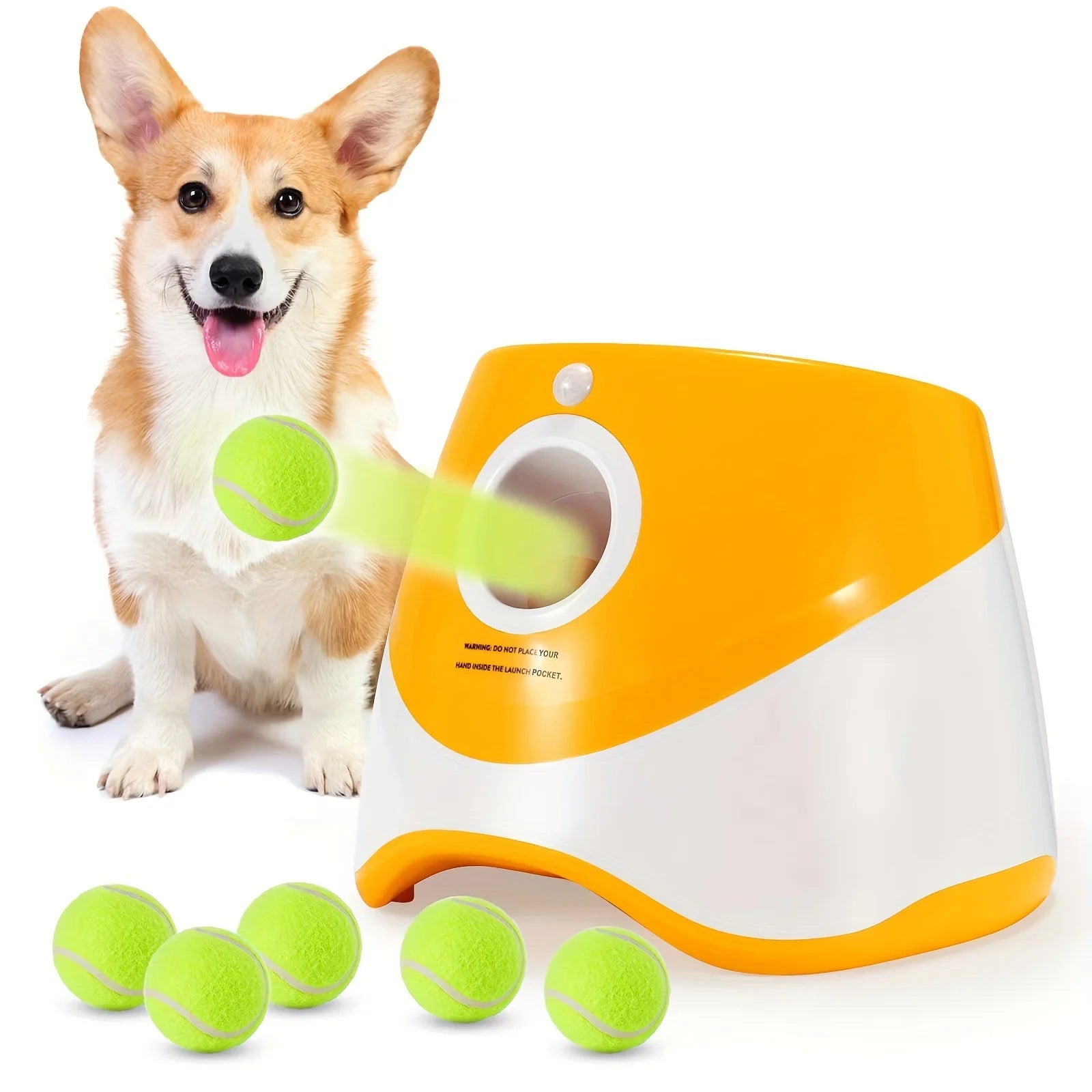 Outdoor Pet Automatic Tennis Ball Launcher