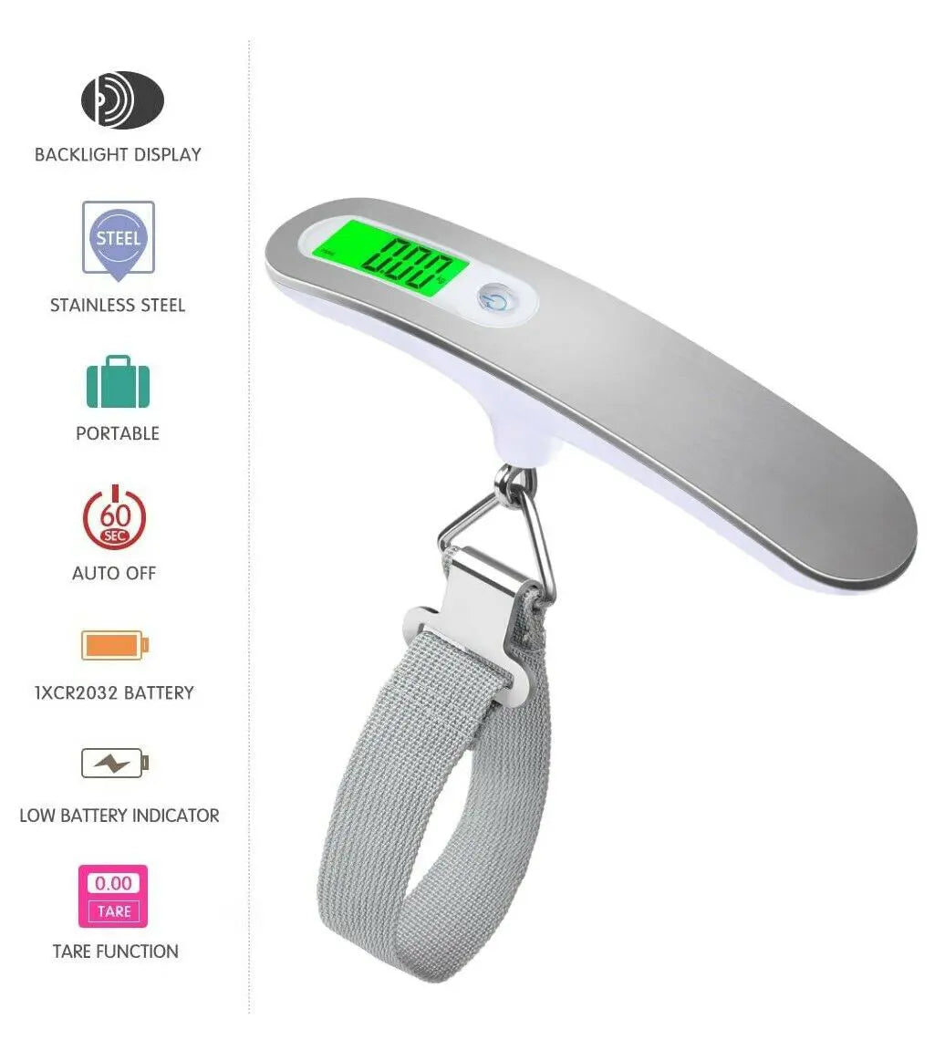 Portable Digital Luggage Scale KuroshiroOnline