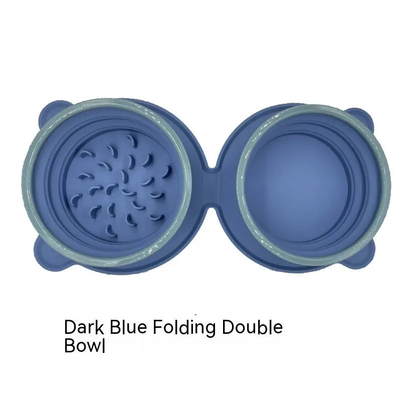 Foldable Silicone Pet Bowl KuroshiroOnline