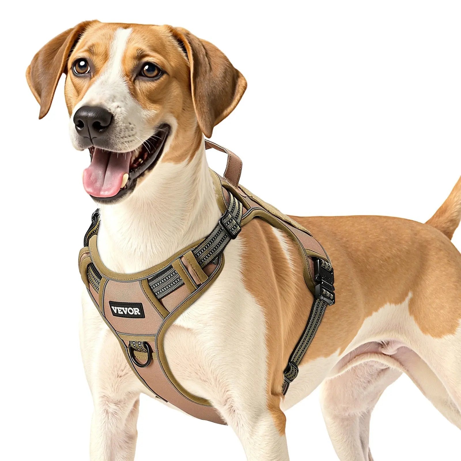 Dog Harness For Large Dogs No Pull Tactical Dog Harness Adjustable Pet Vest KuroshiroOnline