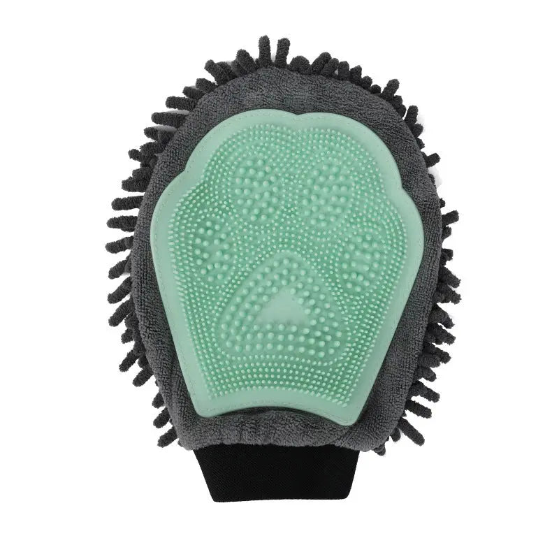 2-in-1 Pet Grooming Gloves KuroshiroOnline