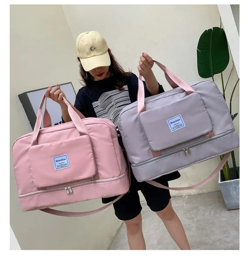 Foldable Travel Duffel Bags KuroshiroOnline