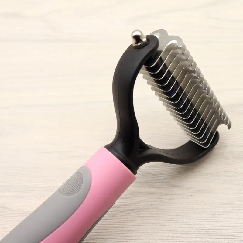 Pet Long-haired Dogknot Comb Double-sided Blade Dog KuroshiroOnline