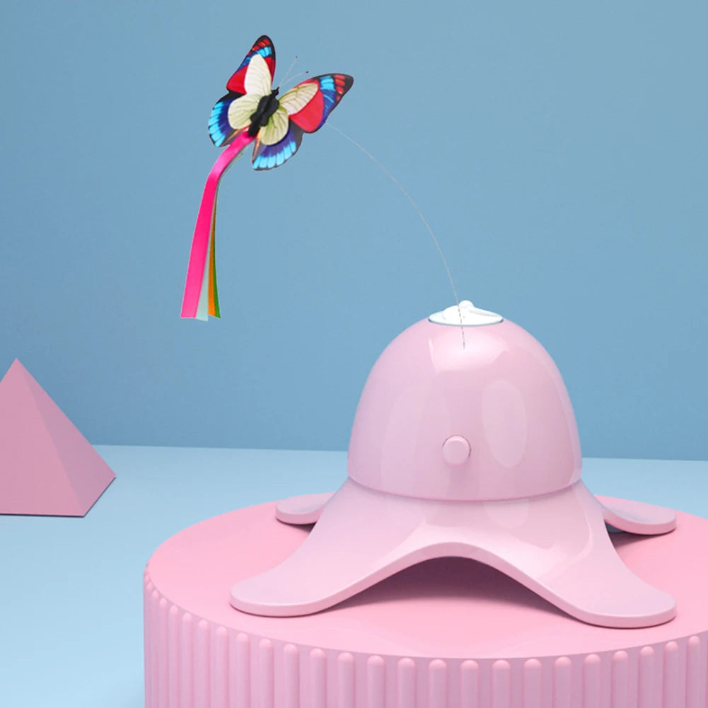 Cat Toys Funny Exercise Toy Electric Rotating Kitten Toys