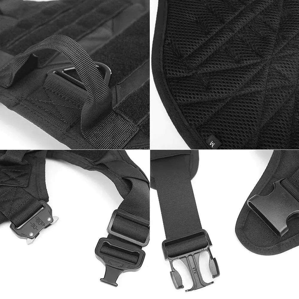 Pet Harness Luxury Dog Leash Set Chest Dog  Nylon Camouflage Dog Harness KuroshiroOnline