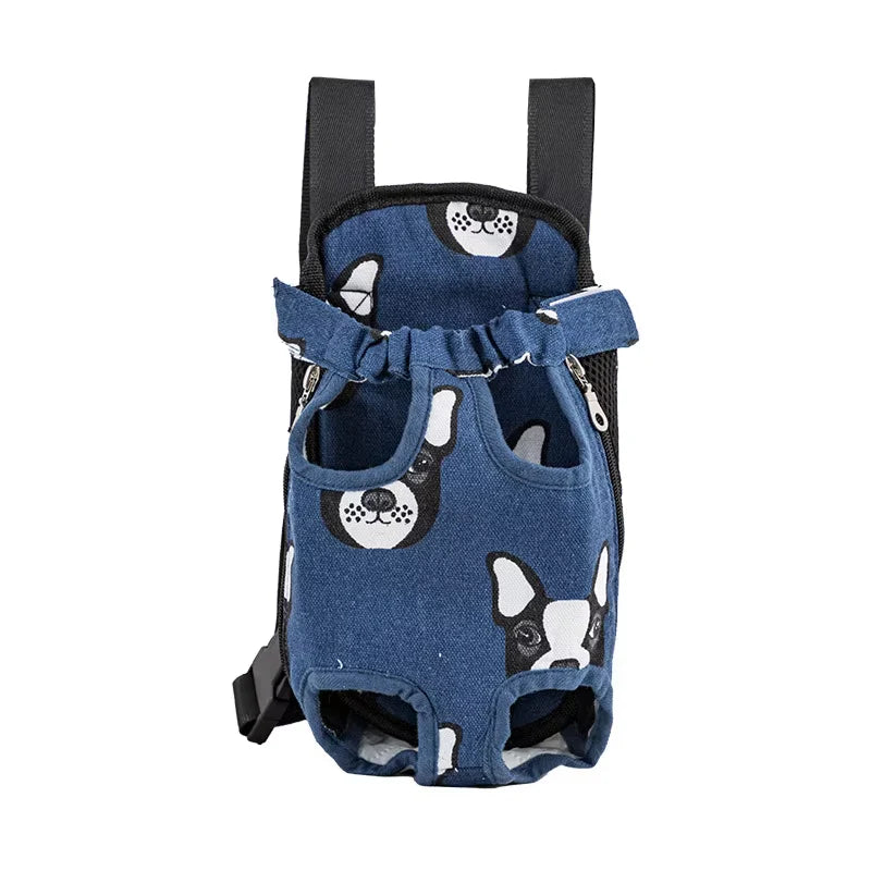 Adjustable Cat Carrier Bag Pet Double Shoulder Backpack