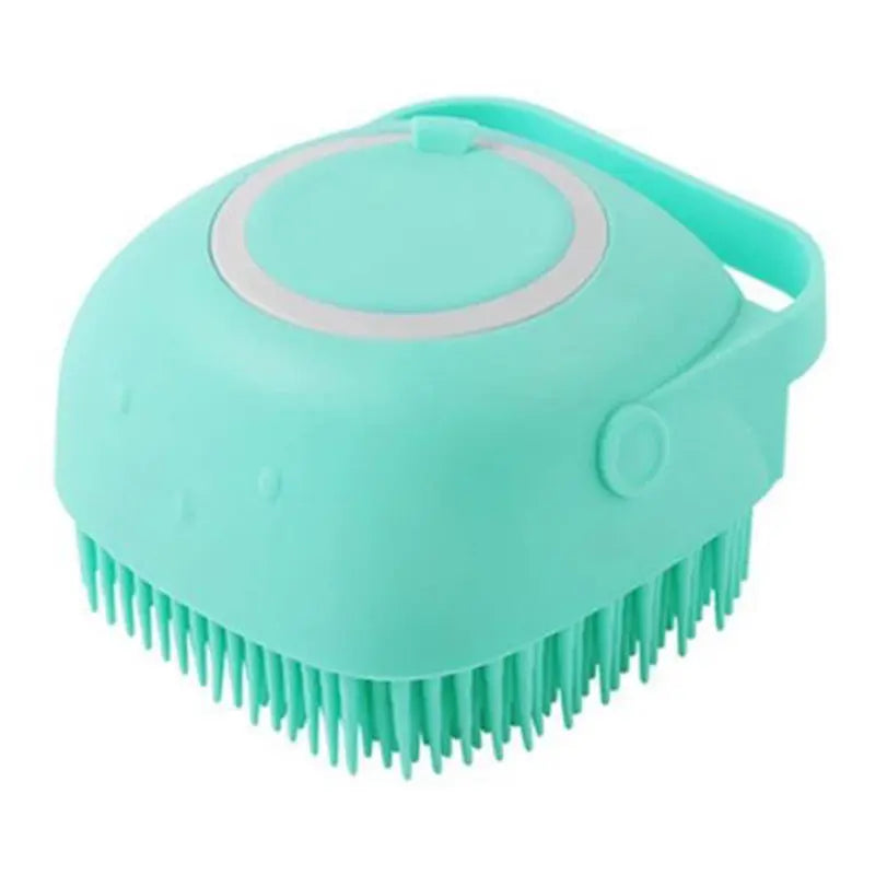 Silicone Dog Bath Massage Gloves Brush Pet Cat Bathroom Cleaning Tool Comb Brush For Dog Can Pour Shampoo Dog Grooming Supplies KuroshiroOnline