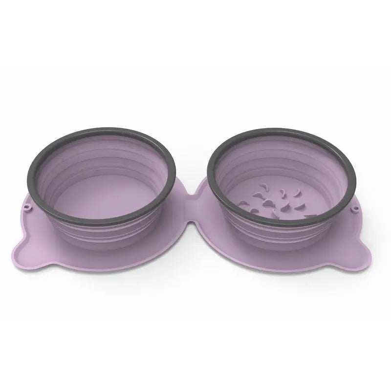 Foldable Silicone Pet Bowl KuroshiroOnline