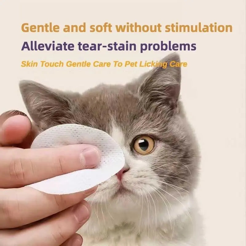 Pet Eye Wipes, 200 Wipes  Can Pet Eye CleaningWipes, Tear Stain Removing Wipe, Pet Eye Wipesfor Dogs And Cats, Pets Eye Wipes, Pet Suppliesgentle KuroshiroOnline