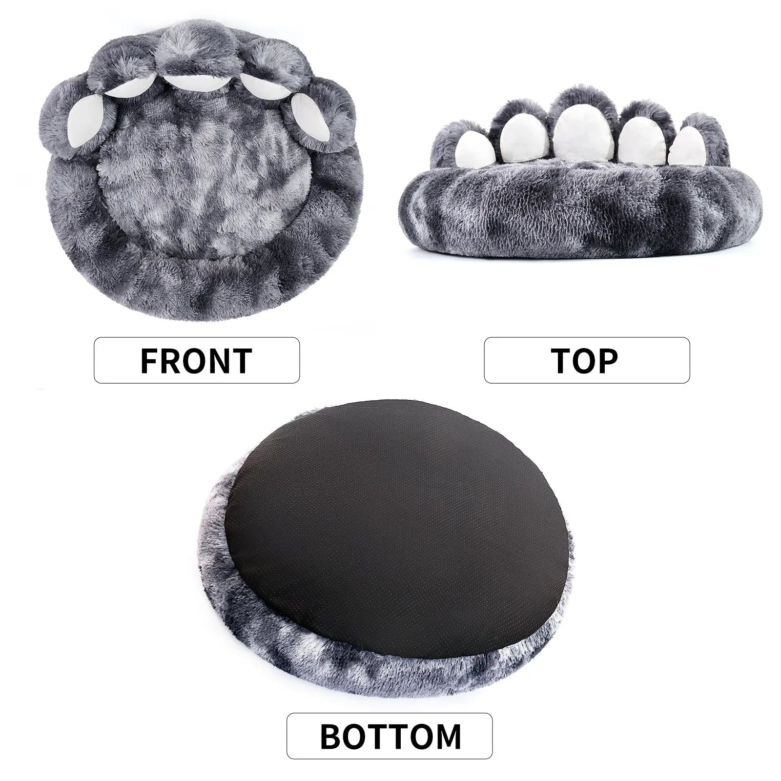 Cute Dog Bear Paw Shape Dog Bed, Dog Beds & Furniture For Small And Medium Dogs, Cozy Plush Cute Cat Beds For Indoor Cats KuroshiroOnline