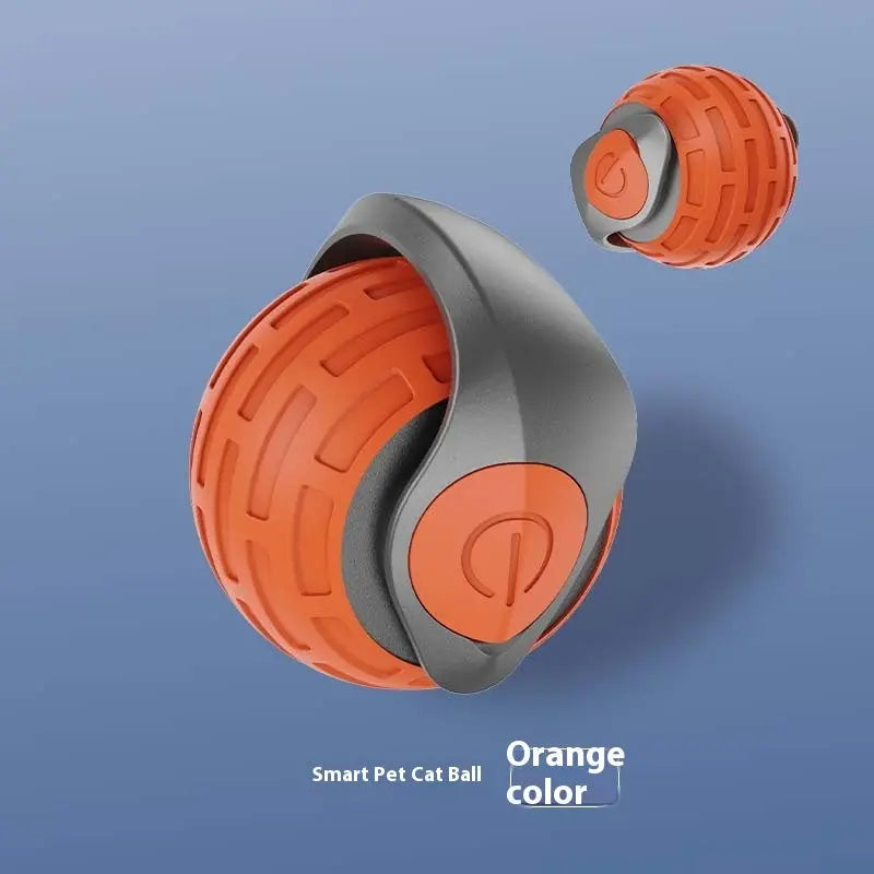 New Interactive Cat Toys Ball Auto Electric Rolling Ball Toys For Cat Kitty Pets Smart Automatic Teaser USB Rechargeable Cat Toy Pet Products KuroshiroOnline