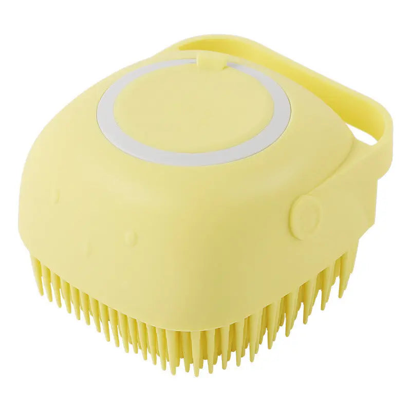 Silicone Dog Bath Massage Gloves Brush Pet Cat Bathroom Cleaning Tool Comb Brush For Dog Can Pour Shampoo Dog Grooming Supplies KuroshiroOnline
