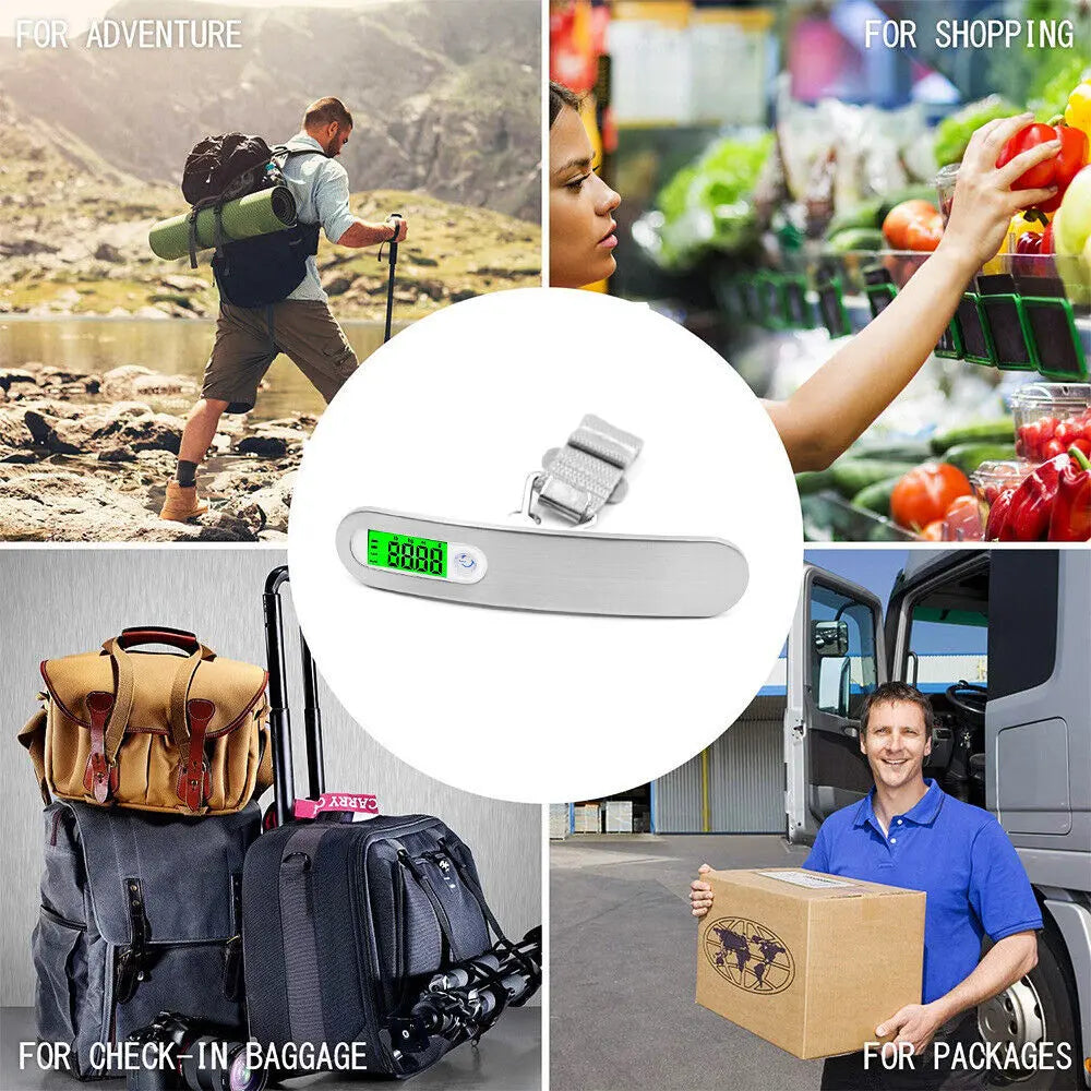 Portable Digital Luggage Scale KuroshiroOnline