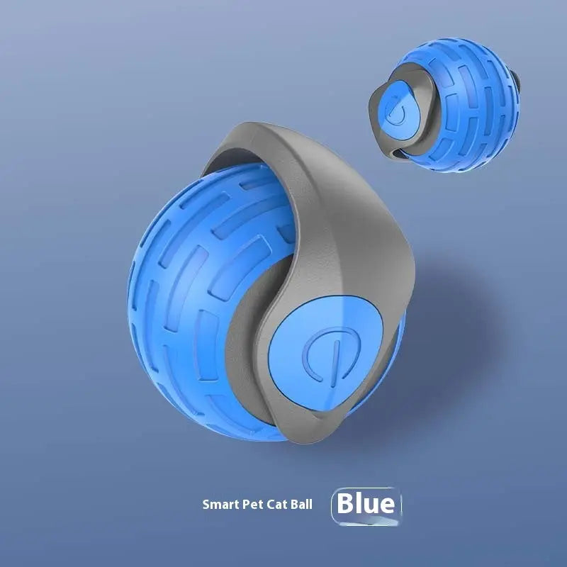 New Interactive Cat Toys Ball Auto Electric Rolling Ball Toys For Cat Kitty Pets Smart Automatic Teaser USB Rechargeable Cat Toy Pet Products KuroshiroOnline