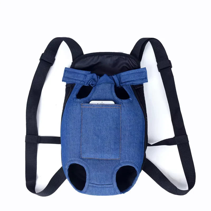 Adjustable Cat Carrier Bag Pet Double Shoulder Backpack