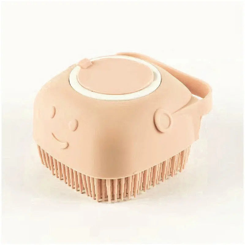 Silicone Dog Bath Massage Gloves Brush Pet Cat Bathroom Cleaning Tool Comb Brush For Dog Can Pour Shampoo Dog Grooming Supplies KuroshiroOnline