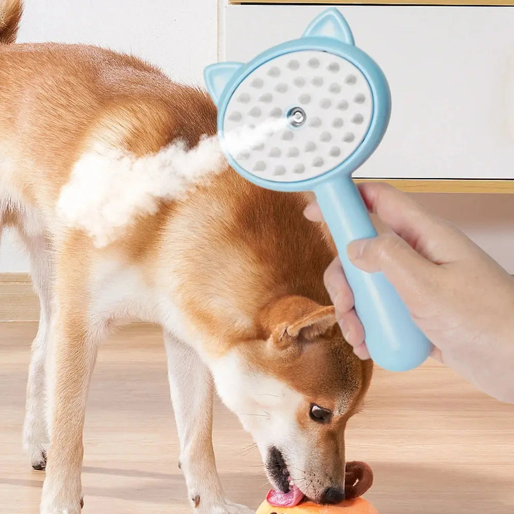 Hair Cleaning Brush With Mist Multifunctional Cat Grooming Brush Rechargeable Self Cleaning Slicker Brush For Pets Dogs & Catsb Pet Products KuroshiroOnline