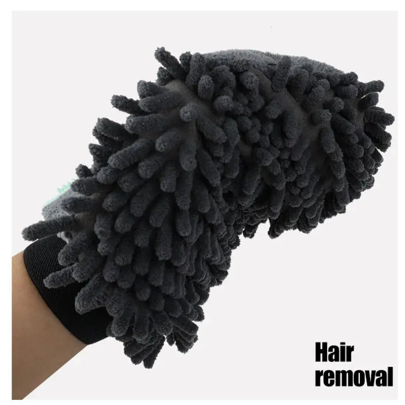 2-in-1 Pet Grooming Gloves KuroshiroOnline