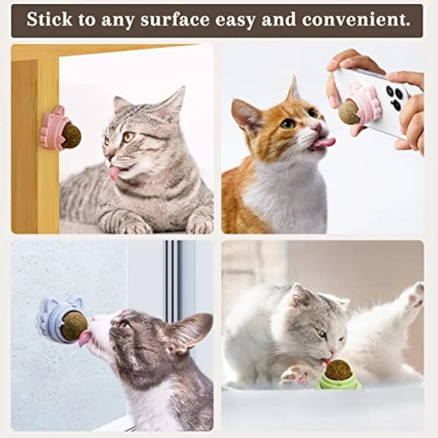 Catnip Wall Ball Toy KuroshiroOnline